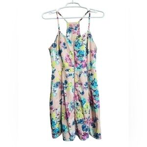 CANDIES razor back Floral Mini Dress Size 11